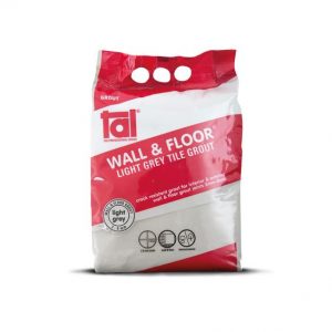 TAL Wall and Floor Grout - Light Grey (5kg)